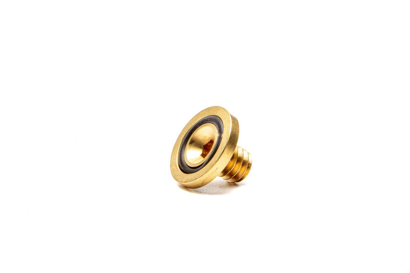 ASA CO2 Perma-Seal O-Ring for secure CO2 tank connections, shown in close-up with black rubber material and sealing surface.
