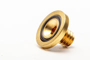 ASA CO2 Perma-Seal O-Ring for secure CO2 tank connections, shown in close-up with black rubber material and sealing surface.