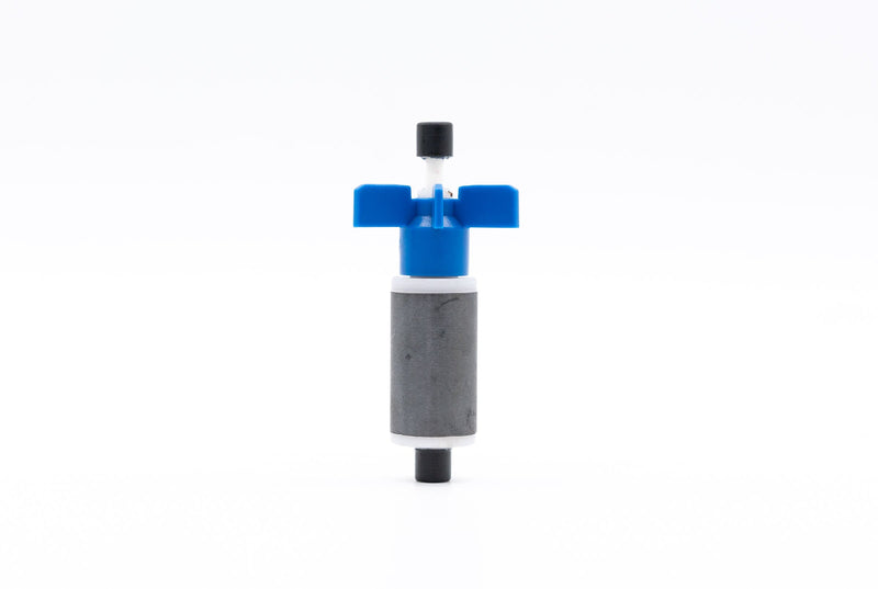 UNSFILTER DELTA 120 aquarium tank canister filter impeller replacement showing the impeller part inside the filter housing