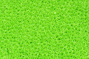 UNSFILTER Delta 90 Green Sponge filter for aquarium or pond filtration system, showing the sponge's textured surface and vibrant green color.