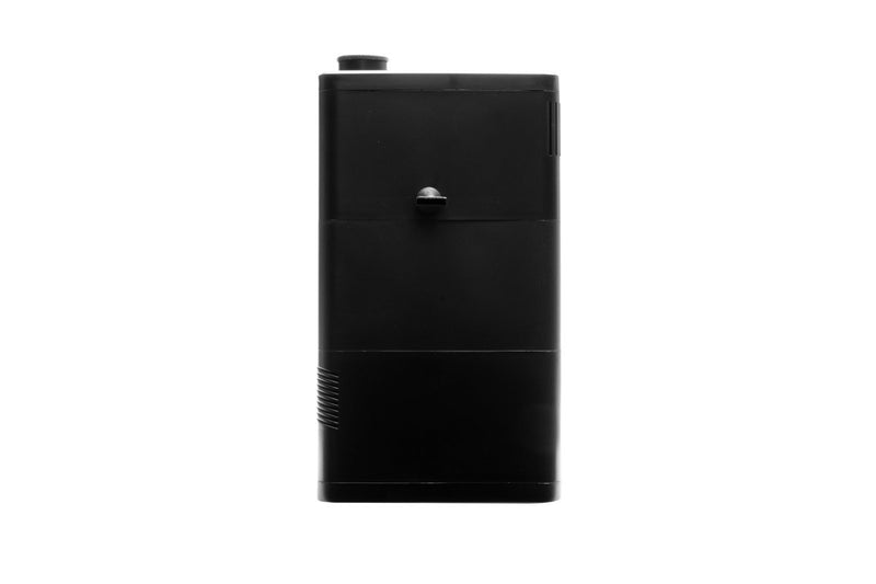 Dymax eZ Filter for water filtration, showing the compact, cylindrical filter cartridge with brand logo and clear plastic housing.