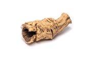 Medium Grape Wood Hollow Log by DH, 8-16 inches, showing natural textured grape wood with hollow interior and rustic appearance.