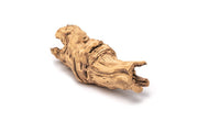 Medium Grape Wood Hollow Log from DH, 8-16 inches, showcasing a natural, hollow wooden piece with textured bark and organic shape.