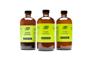 Green Water Labs algae control water conditioner bottle with label, designed to reduce algae in ponds and aquatic systems.