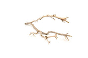 Natural Manzanita Driftwood piece with twisted branches and smooth surface, ideal for rustic decor or craft projects.