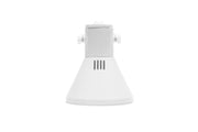 White ONF Aditya Plant Track Light mounted on a ceiling, featuring adjustable spotlight heads for versatile lighting.