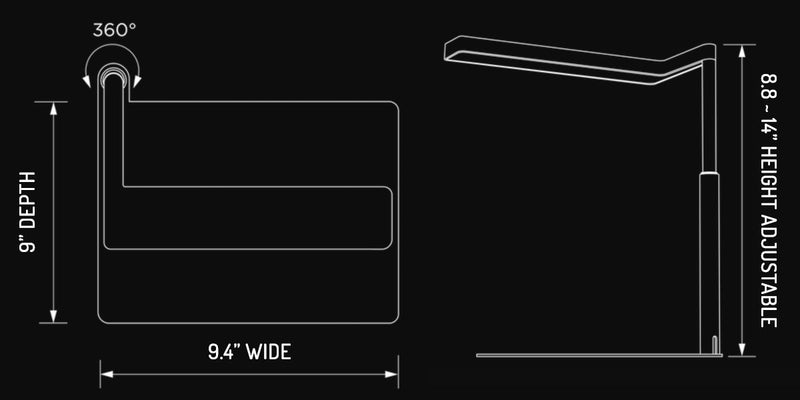 ONF Flat Nano Stand LED Light for photography and video lighting, compact and adjustable for professional studio setups.