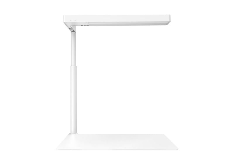 White ONF Flat Nano+ Stand LED Light for lighting, featuring a sleek design and adjustable stand for versatile illumination.