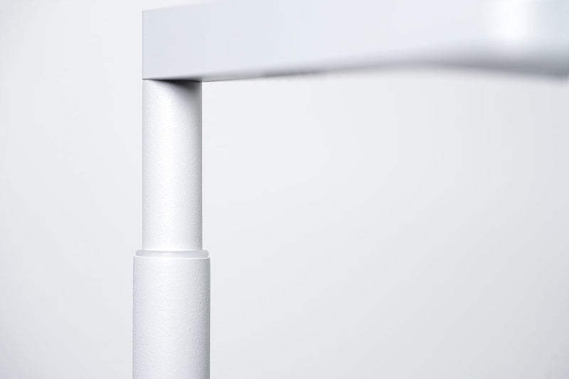 ONF Flat Nano+ Stand LED Light in white, compact lighting device with adjustable stand, suitable for photography or video setup.