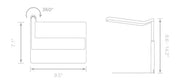 ONF Flat Nano+ Stand LED Light in white, portable lighting device with adjustable stand for photography or video use.