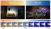 ONF Flat ONE+ LED light in yellow and white with legs, portable lighting fixture for versatile illumination.