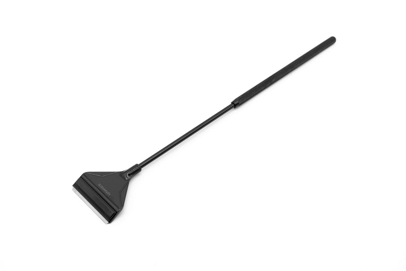 Qanvee fixed and adjustable algae scraper accessory with handle for cleaning aquatic surfaces.