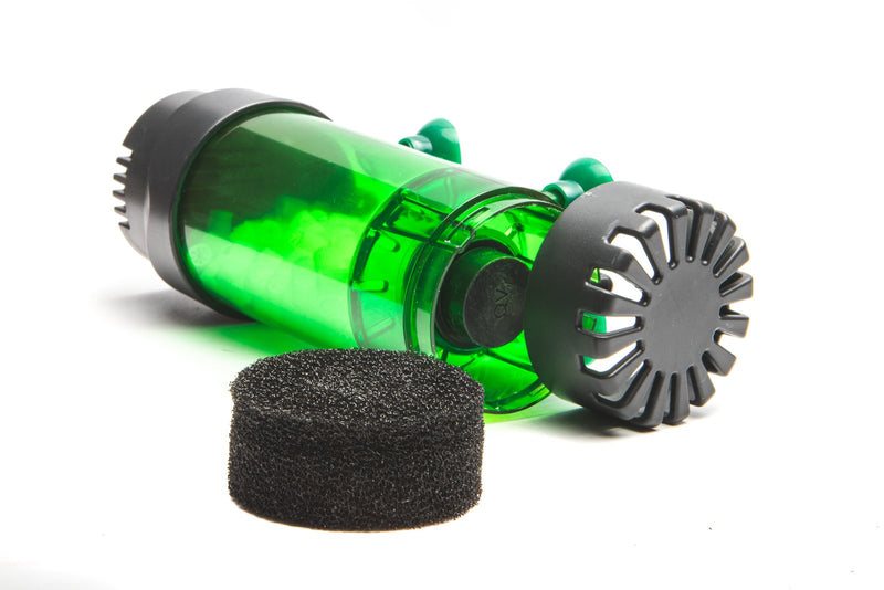 Qanvee Fluidized Media Filter for efficient water filtration, showing the layered filter media inside the transparent unit.