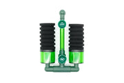 Qanvee sponge filter accessory for aquariums, showing a close-up of the sponge filter with textured foam material.