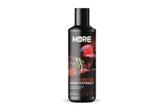 SL AQUA Black MORE Dark Extract water conditioner for fish, showing the dark liquid in a container, used to enhance aquarium water.