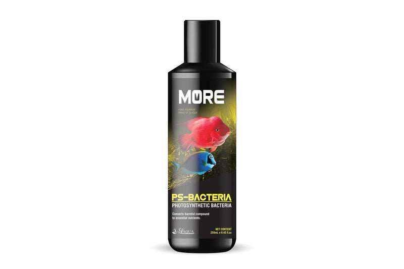 SL AQUA Black MORE PS bacteria for freshwater and marine aquariums, a water conditioner for healthy aquatic environments.