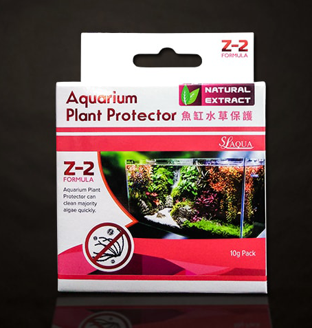 SL AQUA SL-Aqua Z2 Aquarium Plant Protector water conditioner bottle for aquarium plant care, shown in a clear image.