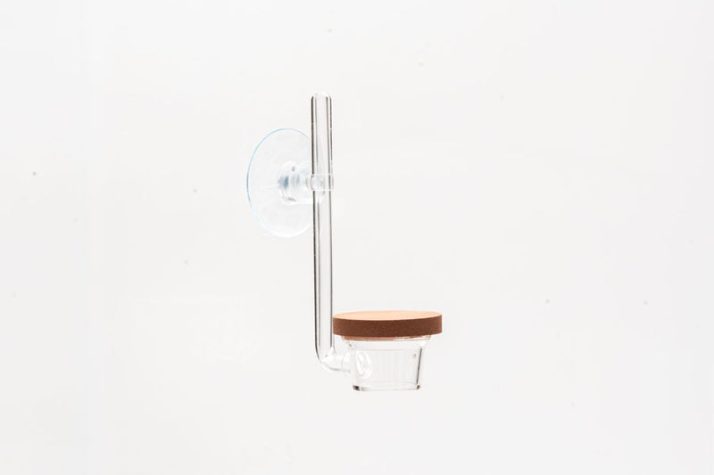 Twinstar CO2 Diffuser made of acrylic for aquarium CO2 injection, with a compact and clear design for efficient gas dispersion.