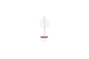 Acrylic Twinstar CO2 diffuser for aquarium, showcasing clear, cylindrical design with fine diffuser ceramic disc for efficient CO2 dispersion.