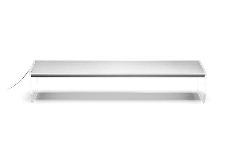 Twinstar LED E Series Vr. IV aquarium light fixture showcasing sleek design and adjustable lighting for reef tanks.