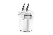 Ultum Nature Systems DELTA 90 Aquarium Canister Filter, V2, showing the compact filter with hoses and control valves for aquarium filtration.