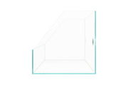 Ultra clear 2.1-gallon Rimless Paludarium by Ultum Nature Systems, showcasing transparent glass with a seamless rimless design.