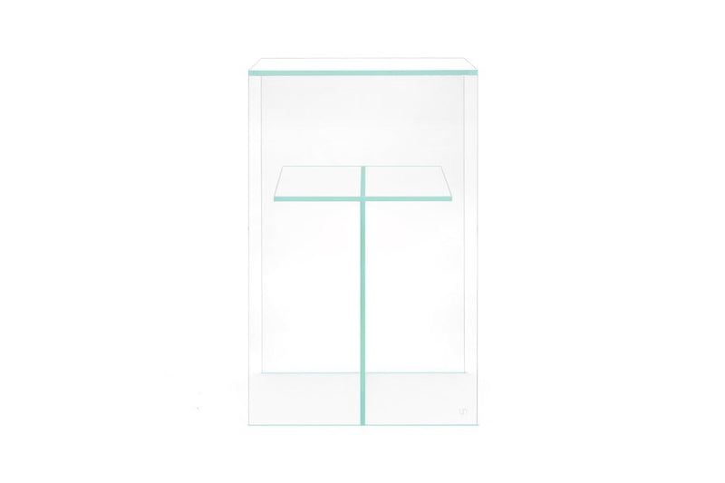 Ultum Nature Systems UNS 60U glass aquarium stand supporting a large aquarium for home or office use.