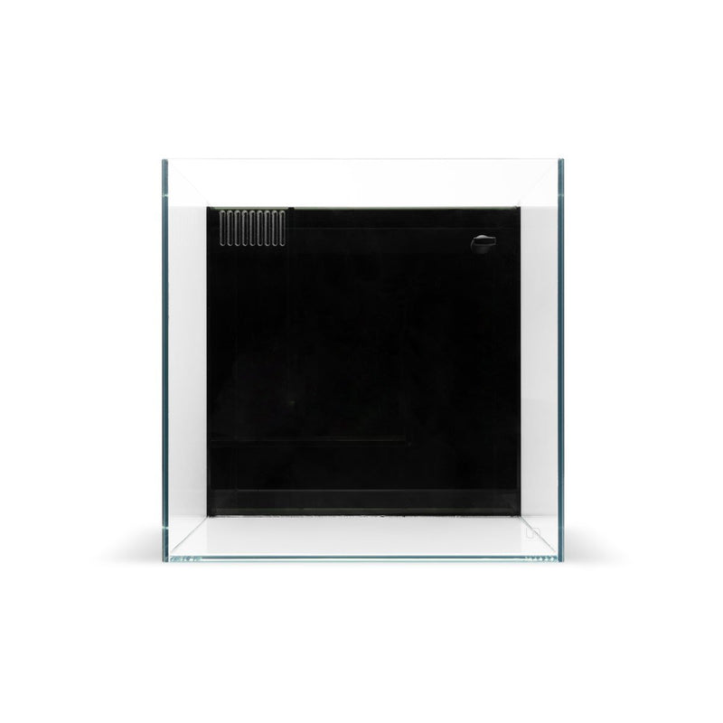 Clear image of an UNS All-In-One Tank by Ultum Nature Systems, showcasing its glass construction and integrated filtration system.