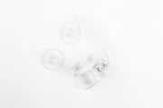 UNSCO2 CO2 J-Shape Pollen Glass Diffuser for aquarium aeration and CO2 diffusion, featuring a clear glass design.