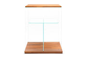 Ultum Nature Systems UNS Glass Aquarium Stand, sturdy black stand with glass shelves for secure fish tank support.