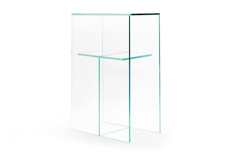Ultum Nature Systems UNS Glass Aquarium Stand showcasing a sturdy, clear glass stand designed to support aquariums securely.