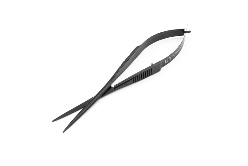 UNSTOOLS UNS Limited Black Spring Scissors, accessories with durable black handle and spring mechanism for precise cutting.