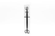 UNSTOOLS UNS Limited Black Straight Scissors, professional hairdressing accessories with sleek black finish, sharp cutting blades.