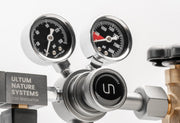 UNS Pro Dual Stage CO2 Regulator for precise gas control, featuring dual gauges and durable metal construction.